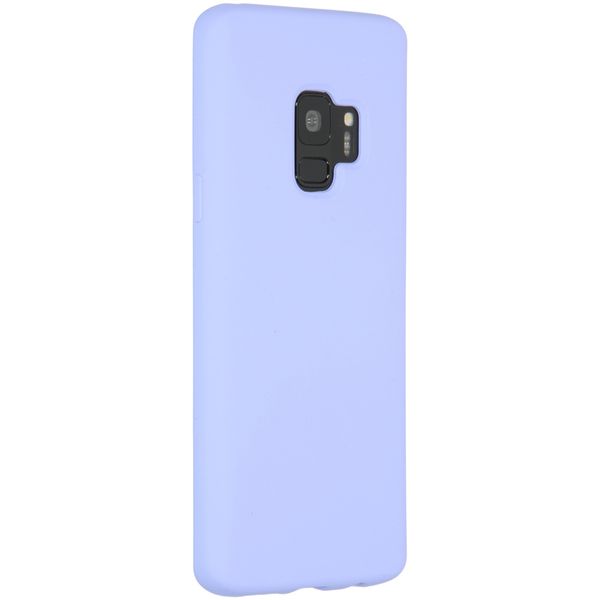 Accezz Liquid Silicone Backcover Samsung Galaxy S9 - Paars