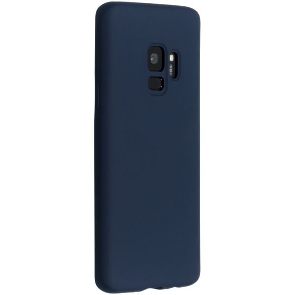 Accezz Liquid Silicone Backcover Samsung Galaxy S9 - Blauw