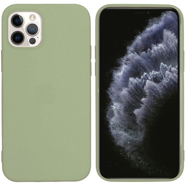 iMoshion Color Backcover iPhone 12 (Pro) - Olive Green