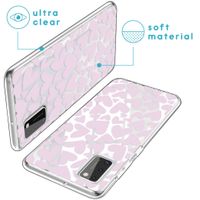 iMoshion Design hoesje Samsung Galaxy A41 - Hartjes - Roze