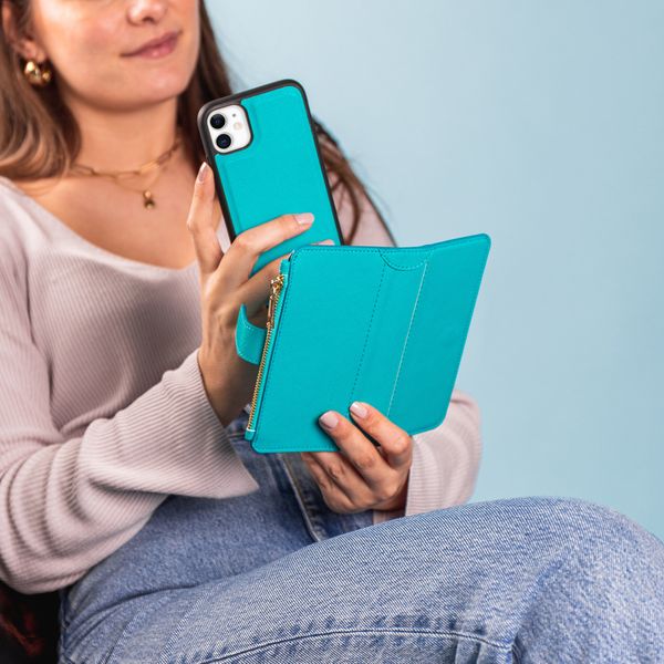 iMoshion Luxe Portemonnee Samsung Galaxy A72 - Turquoise