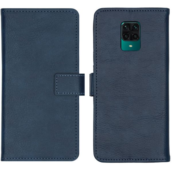 iMoshion Luxe Bookcase Xiaomi Redmi Note 9 Pro / 9S - Donkerblauw