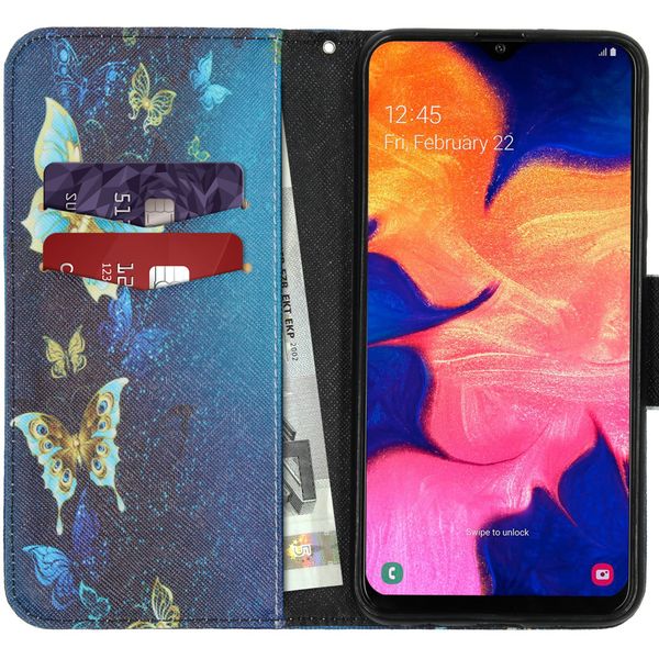 Design Softcase Bookcase Samsung Galaxy A10