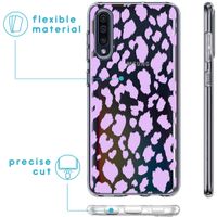 iMoshion Design hoesje Samsung Galaxy A50 / A30s - Luipaard - Paars