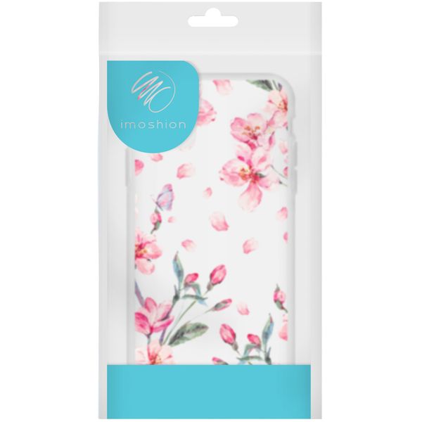 iMoshion Design hoesje iPhone Xr - Bloem - Roze