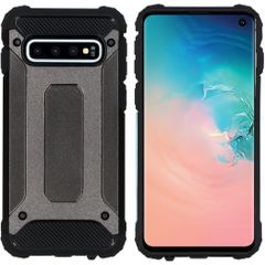 iMoshion Rugged Xtreme Backcover Samsung Galaxy S10 - Zwart