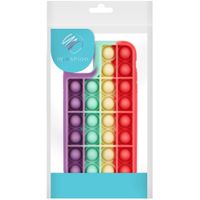 iMoshion Pop It Fidget Toy - Pop It hoesje iPhone 11 - Rainbow