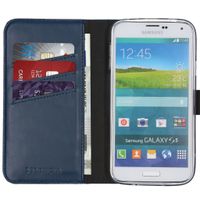 Selencia Echt Lederen Bookcase Samsung Galaxy S5 (Plus) / Neo