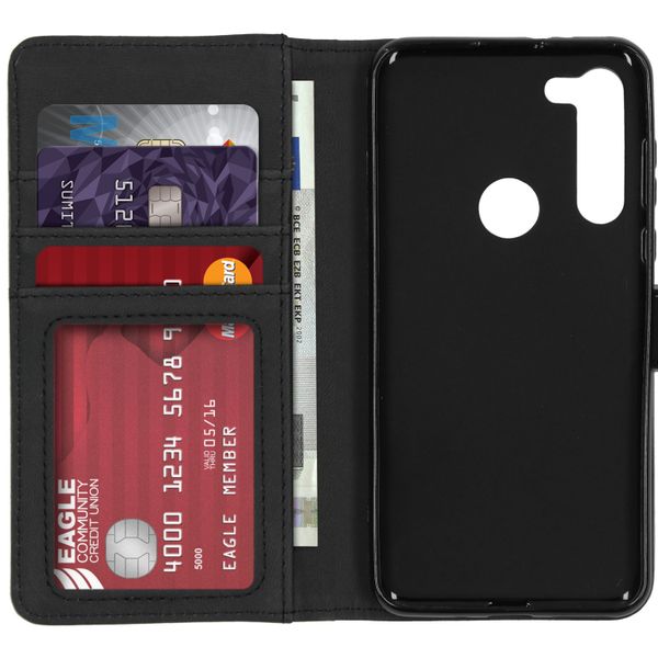 iMoshion Luxe Bookcase Motorola Moto G8 Power - Zwart