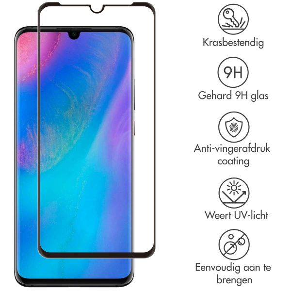 Selencia Gehard Glas Premium Screenprotector Huawei P30 Pro - Zwart