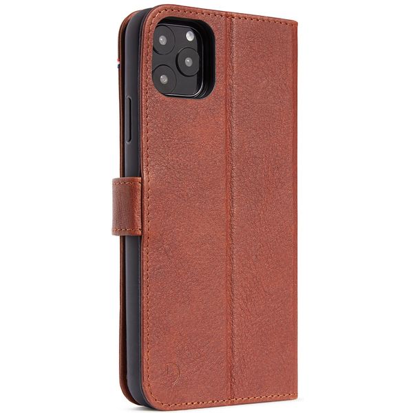 Decoded 2 in 1 Leather Bookcase iPhone 11 Pro Max - Bruin