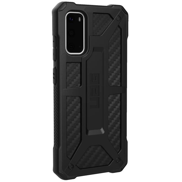 UAG Monarch Backcover Samsung Galaxy S20 - Carbon Fiber Black