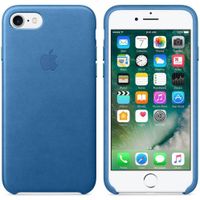 Apple Leather Backcover iPhone SE (2022 / 2020) / 8 / 7 - Sea Blue