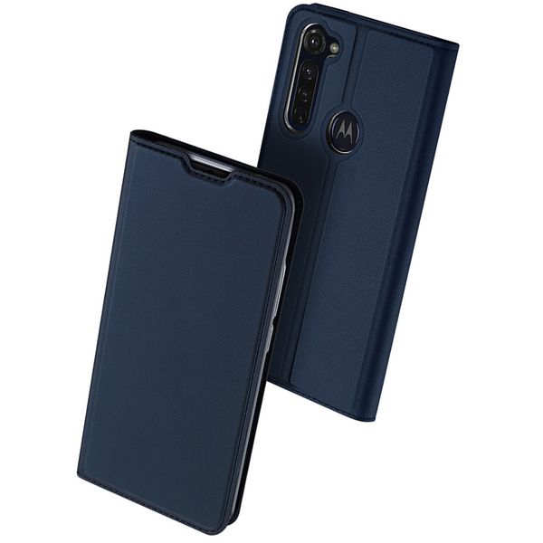 Dux Ducis Slim Softcase Bookcase Motorola Moto G Pro - Donkerblauw