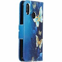 Design Softcase Bookcase Huawei P20 Lite