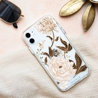 Selencia Fashion Extra Beschermende Backcover Samsung Galaxy A33 - Golden Flowers