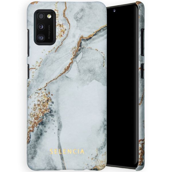 Selencia Maya Fashion Backcover Samsung Galaxy A41 - Marble Stone