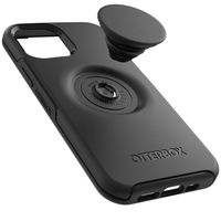 OtterBox Otter + Pop Symmetry Backcover iPhone 12 (Pro) - Zwart