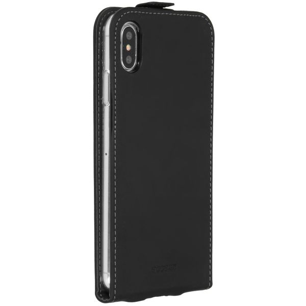 Accezz Flipcase iPhone Xs Max - Zwart