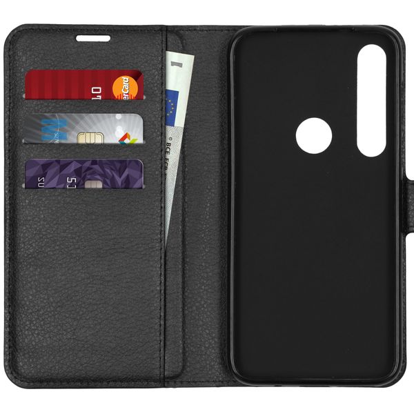 iMoshion Luxe Bookcase Motorola Moto G8 Plus - Zwart