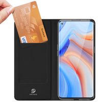 Dux Ducis Slim Softcase Bookcase Oppo Reno4 5G - Zwart