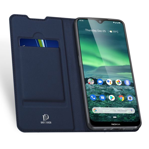 Dux Ducis Slim Softcase Bookcase Nokia 2.3 - Blauw