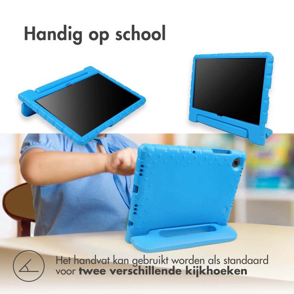 iMoshion Kidsproof Backcover met handvat iPad Air (2022 / 2020) - Blauw