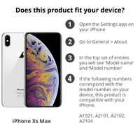 Spigen GLAStR Screenprotector iPhone Xs Max - Zwart