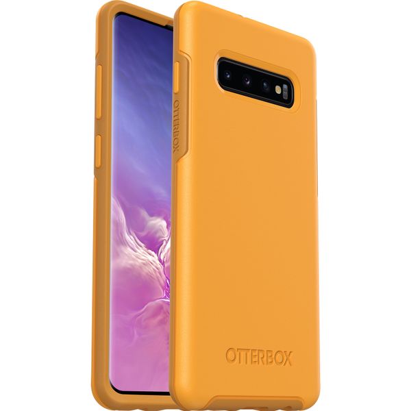 OtterBox Symmetry Backcover Samsung Galaxy S10 Plus - Geel