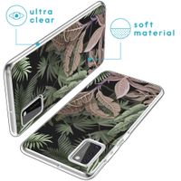 iMoshion Design hoesje Samsung Galaxy A41 - Jungle - Groen / Roze