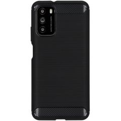 Brushed Backcover Xiaomi Poco M3 - Zwart