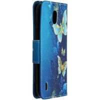 Design Softcase Bookcase Nokia 1.3 - Vlinders