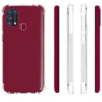 iMoshion Shockproof Case Samsung Galaxy M31 - Transparant