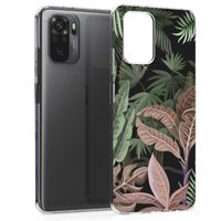 iMoshion Design hoesje Xiaomi Redmi Note 10 (4G) / Note 10S - Jungle - Groen / Roze