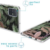 iMoshion Design hoesje Samsung Galaxy A71 - Jungle - Groen / Roze