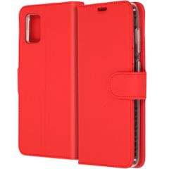 Accezz Wallet Softcase Bookcase Samsung Galaxy A31 - Rood