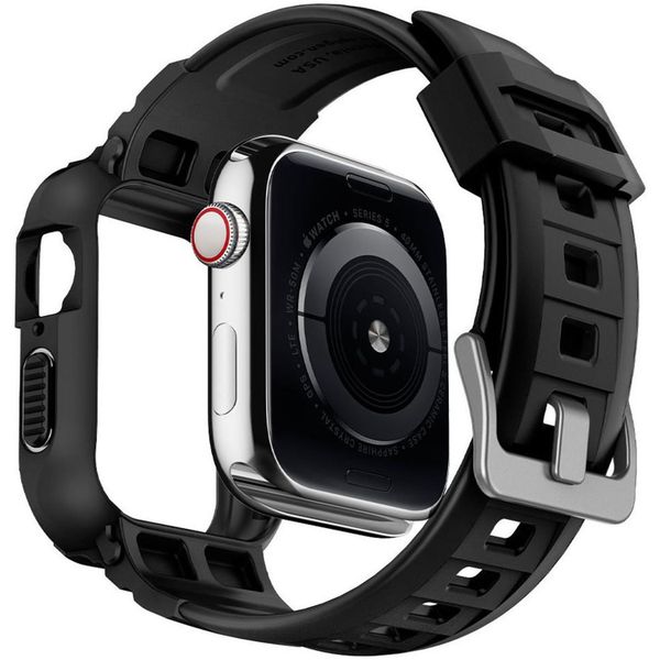 Spigen Rugged Armor™ Pro Case Apple Watch 40 mm - Zwart