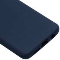 Accezz Liquid Silicone Backcover Samsung Galaxy S9 - Blauw