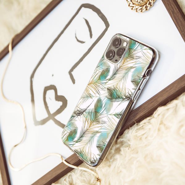 iMoshion Design hoesje iPhone Xr - Pauw / Groen