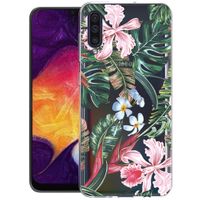 iMoshion Design hoesje Galaxy A50 / A30s - Jungle - Groen / Roze