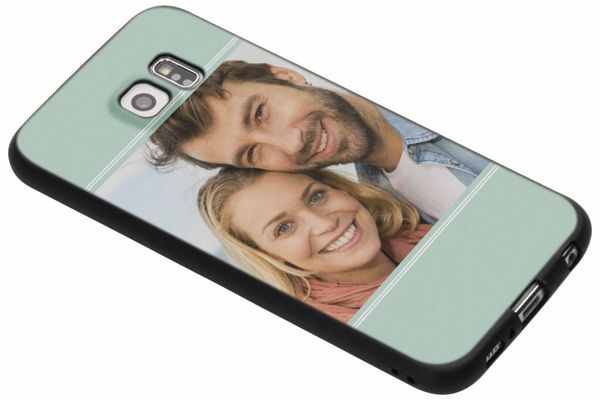 Ontwerp je eigen Samsung Galaxy S6 gel hoesje - Zwart