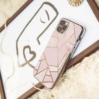 iMoshion Design hoesje iPhone 11 - Grafisch Koper / Roze