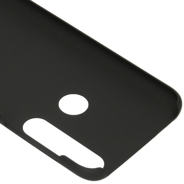 Effen Backcover Motorola Moto G8 Plus - Zwart