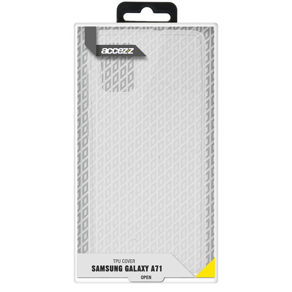 Accezz Clear Backcover Samsung Galaxy A71 - Transparant