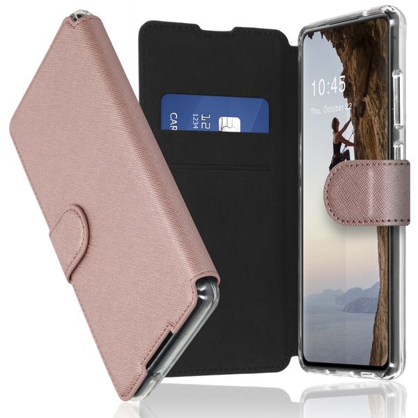 Accezz Xtreme Wallet Bookcase Samsung Galaxy S21 - Rosé Goud