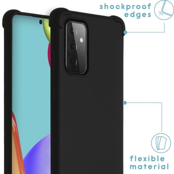 iMoshion Color Backcover met koord Samsung Galaxy A52(s) (5G/4G) - Zwart