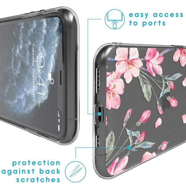 iMoshion Design hoesje iPhone 11 Pro - Bloem - Roze