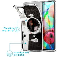 iMoshion Design hoesje Samsung Galaxy A71 - Classic Camera