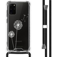 iMoshion Design hoesje met koord Samsung Galaxy S20 Plus - Paardenbloem - Wit