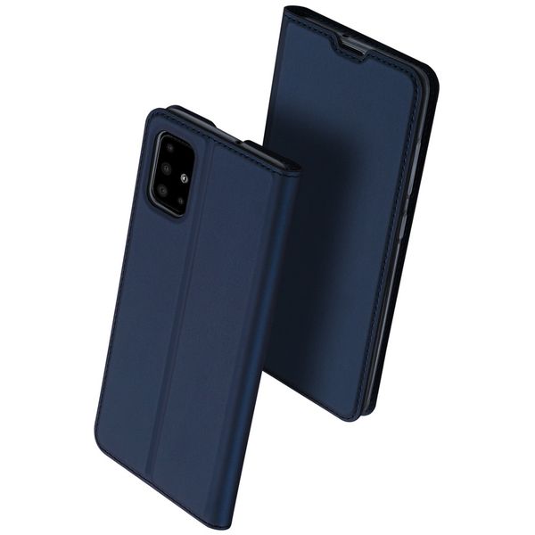 Dux Ducis Slim Softcase Bookcase Samsung Galaxy A71 - Donkerblauw